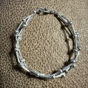 Triple Strand Liquid Bead Bracelet